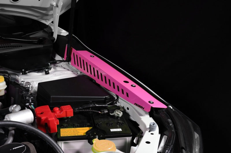 Perrin 22-23 Subaru WRX Fender Shroud Set - Hyper Pink