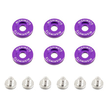 画像をギャラリービューアに読み込む, Mishimoto Large Fender Washer Kit (6pcs) - Purple