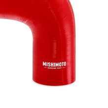 画像をギャラリービューアに読み込む, Mishimoto Silicone Reducer Coupler 90 Degree 2.5in to 3.5in - Red