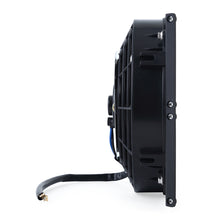 画像をギャラリービューアに読み込む, Mishimoto Universal 10in. Heavy-Duty Oil Cooler Fan Shroud - Micro Wrinkle Black