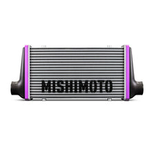 画像をギャラリービューアに読み込む, Mishimoto Universal Carbon Fiber Intercooler - Gloss Tanks - 450mm Black Core - C-Flow - R V-Band