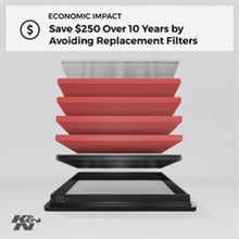 画像をギャラリービューアに読み込む, K&amp;N 10-11 Buick Lacrosse / 11 Regal Replacement Air Filter