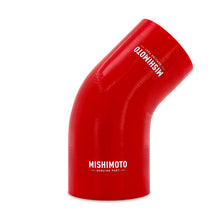 画像をギャラリービューアに読み込む, Mishimoto Silicone Reducer Coupler 45 Degree 3in to 4in - Red