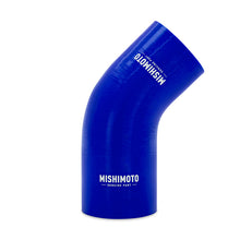 画像をギャラリービューアに読み込む, Mishimoto Silicone Reducer Coupler 45 Degree 3in to 3.25in - Blue