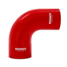 画像をギャラリービューアに読み込む, Mishimoto Silicone Reducer Coupler 90 Degree 3in to 4in - Red