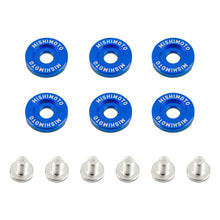 画像をギャラリービューアに読み込む, Mishimoto Large Fender Washer Kit (6pcs) - Blue