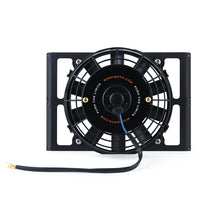 画像をギャラリービューアに読み込む, Mishimoto Universal 10in. Heavy-Duty Oil Cooler Fan Shroud - Micro Wrinkle Black