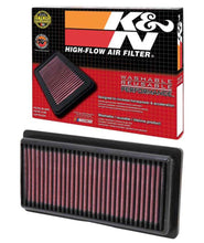 画像をギャラリービューアに読み込む, K&amp;N Replacement Panel Air Filter 12-14 Nissan Versa 1.6L 1.031in H x 9.125in OS L x 4in OS W