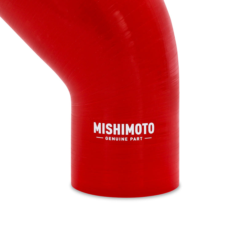 Mishimoto Silicone Reducer Coupler 45 Degree 2.25in to 3in - Red